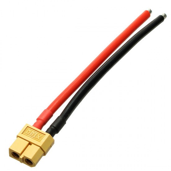 XT60 Male Female Plug Connector 12AWG 10cm Power Cable