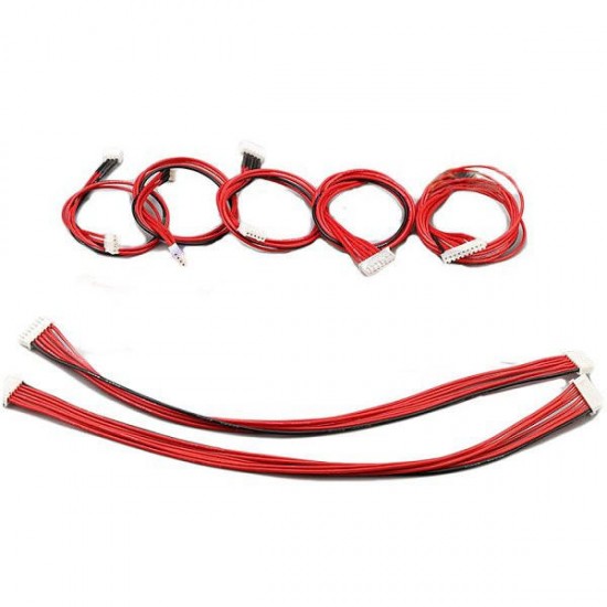 Battery Charger Silicone Wire Balance Extension Cable 2S 3Pin 3S 4Pin 4S 5Pin 6S 7Pin 8S 9Pin 2.54XH 30cm Battery Charger Silicone Wire Balance Extension Cable 2S 3Pin 3S 4Pin 4S 5Pin 6S 7Pin 8S 9Pin 2.54XH 30cm