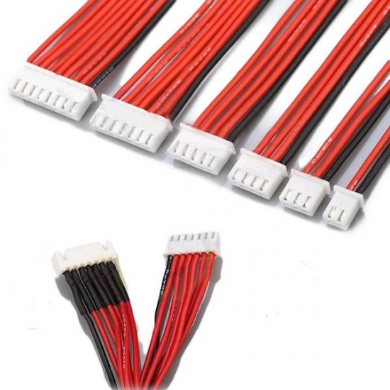 Battery Charger Silicone Wire Balance Extension Cable 2S 3Pin 3S 4Pin 4S 5Pin 6S 7Pin 8S 9Pin 2.54XH 30cm Battery Charger Silicone Wire Balance Extension Cable 2S 3Pin 3S 4Pin 4S 5Pin 6S 7Pin 8S 9Pin 2.54XH 30cm