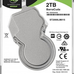 2TB Solid State Hybrid Drive ST2000LM015 SSHD 2.5 Inch