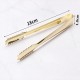 7-inch Stainless Steel Ice Tongs, Buffet Tongs, Servicing Tongs, Barbecue Tongs, Appetizer Tongs, Rock Sugar Tongs, Bread Tongs, Wine Tongs, Thickened, Strong Resilience