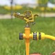 Alloy Sprinkler, 360-Degree Automatic Rotating Sprinkler for Garden Lawn, Pulsating Impact Sprinkler with Metal Base, Cold and Heat Resistant, Yard and Grass Irrigation
