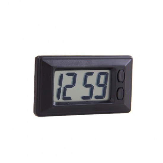Digital Electronic Clock, On-Board Electronic Clock, High-Temperature Resistant LCD Screen, ABS Shell, Internal Seismic Structure, Bedroom Digital Clock, Large-Screen Electronic Clock, Portable Clock, Small Electronic Clock