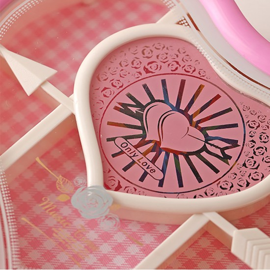 Music Jewelry Box, Double Heart Dancing Girl Music Box, Octave Box, Ballet Music Box, With Compartments And Drawers. Hair Card, Ring, Necklace Storage Box. Birthday Gift, Christmas Gift For Girls Music Jewelry Box, Double Heart Dancing Girl Music Box, Octave Box, Ballet Music Box, With Compartments And Drawers. Hair Card, Ring, Necklace Storage Box. Birthday Gift, Christmas Gift For Girls