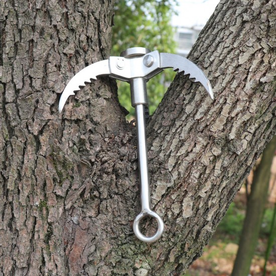 Outdoor Climbing Hook, Climbing Claw, Fishing Anchor Hook, Outdoor Survival Tool, Stainless Steel Climbing Equipment, Collapsible, Self-Defense Tool, Hunting Equipment, Camping Equipment