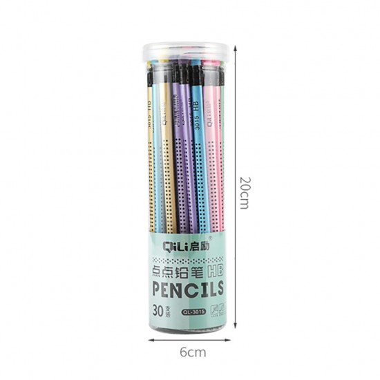 Pre-sharpened HB Pencil, with Eraser, 30 Pcs Per Barrel, Graphite Refill, Not Easy to Break. Environment-Friendly Wooden, Children's Pencil, Writing Pen, Sketch Pen, Painting Pen, Drawing Pen