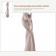 Resin Lover Embrace Statue and Sculpture, 9.06 inch, Sandstone Natural Color and White, Modern Decorative Figure, Resin Handicraft Ornament, Abstract Figure, Creative Art Ornament, Home Decoration, Wedding Festival Gift