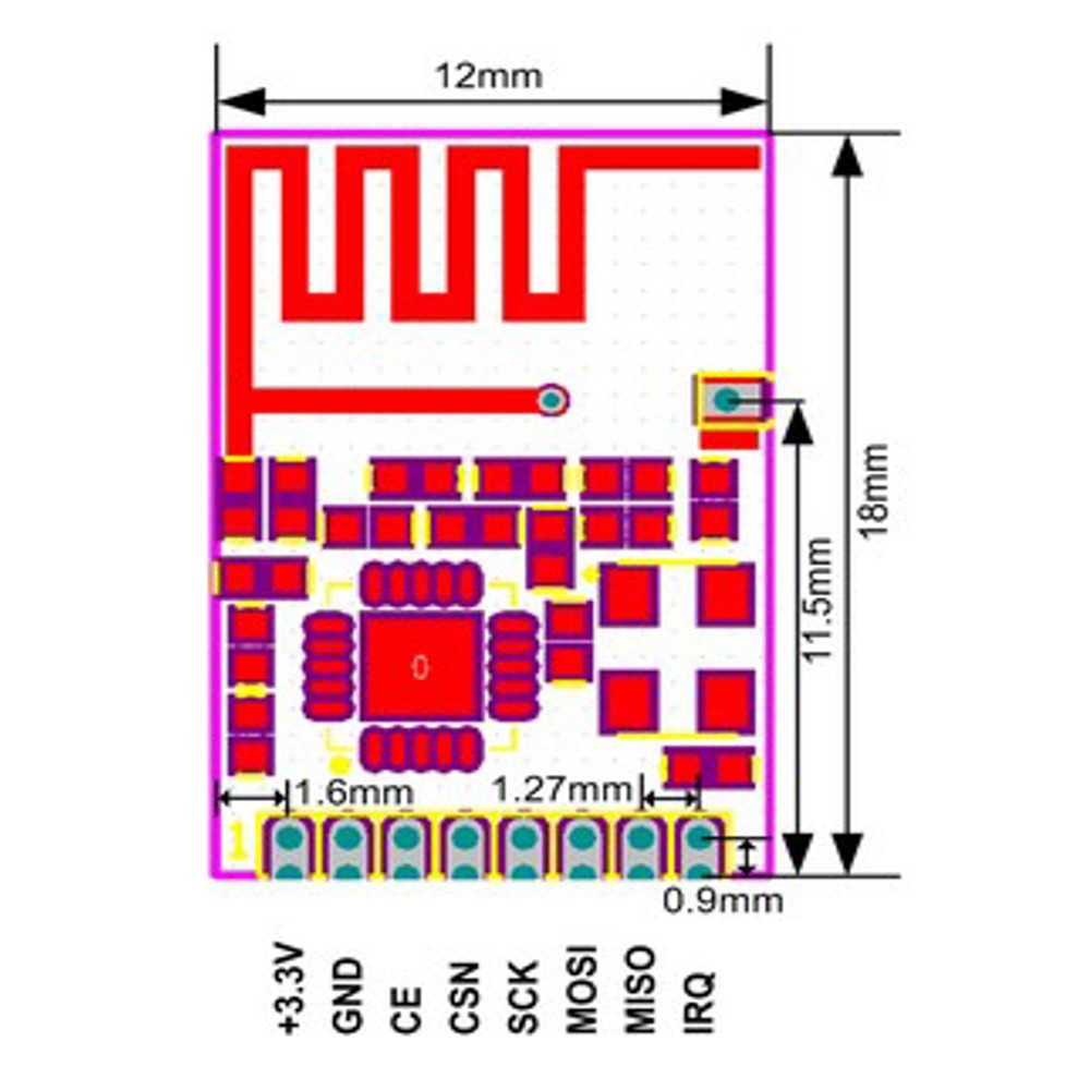 24G-Patch-Wireless-Module-XH-NF-03-On-Board-Antenna-SPI-Interface-Internet-Module-1421646