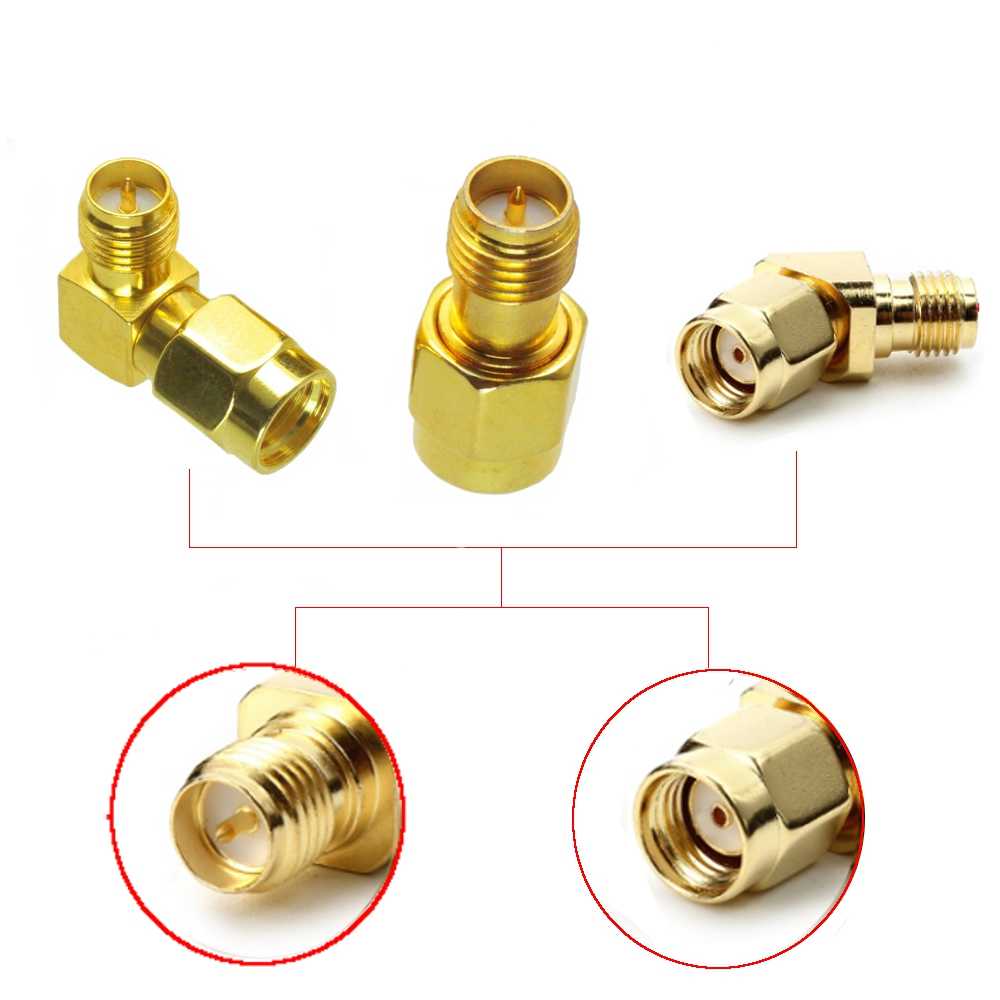 3-PCS-Whole-Set-RP-SMA-Male-to-RP-SMA-Female-Antenna-Connector-Adapter-Straight-Right-Angle-4590135--1444473