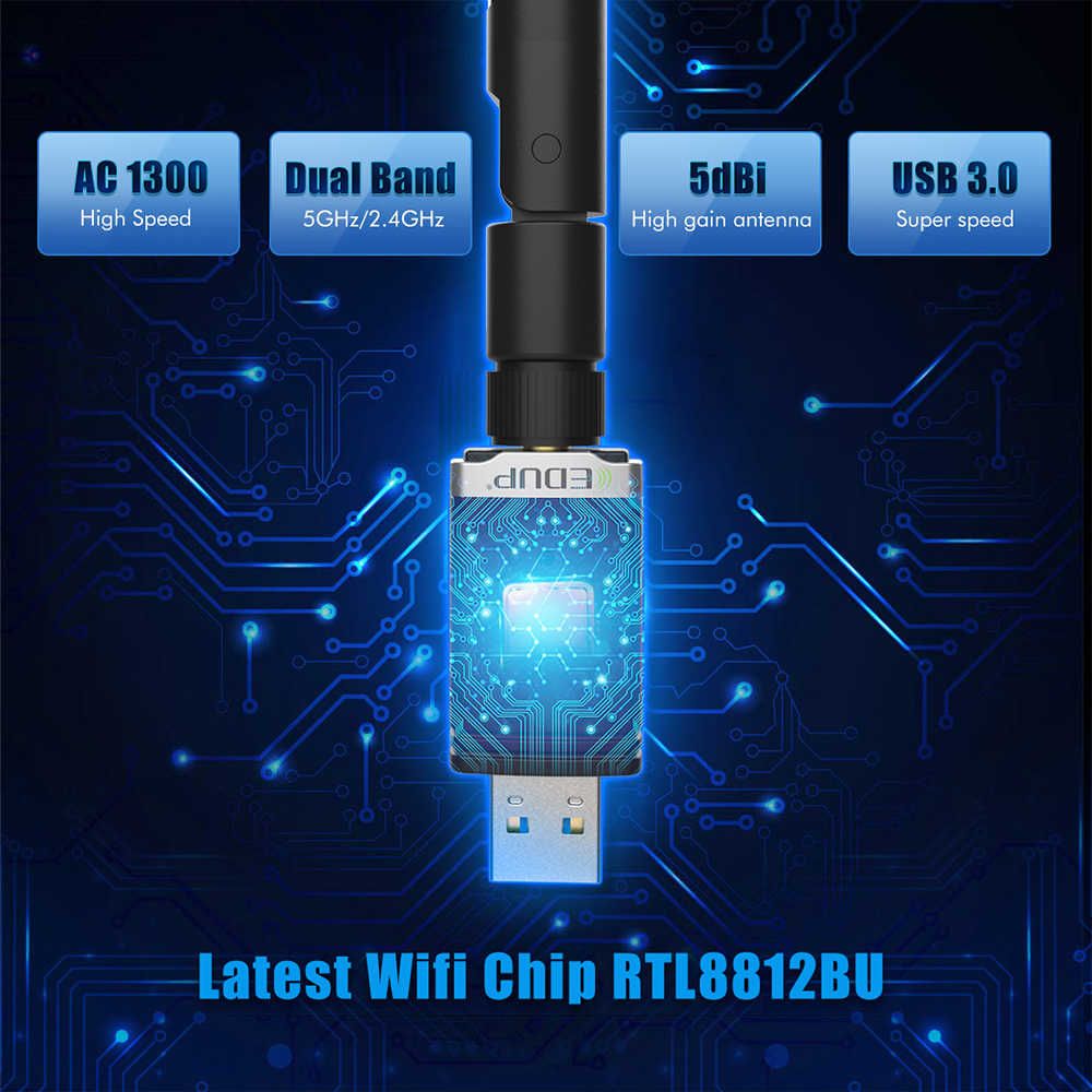 EDUP-USB-Wifi-Adapter-1300Mbps-24GHz--5GHz-Wireless-Band-Network-Card-WiFi-Dongle-5dBi-Strong-USB-An-1718221