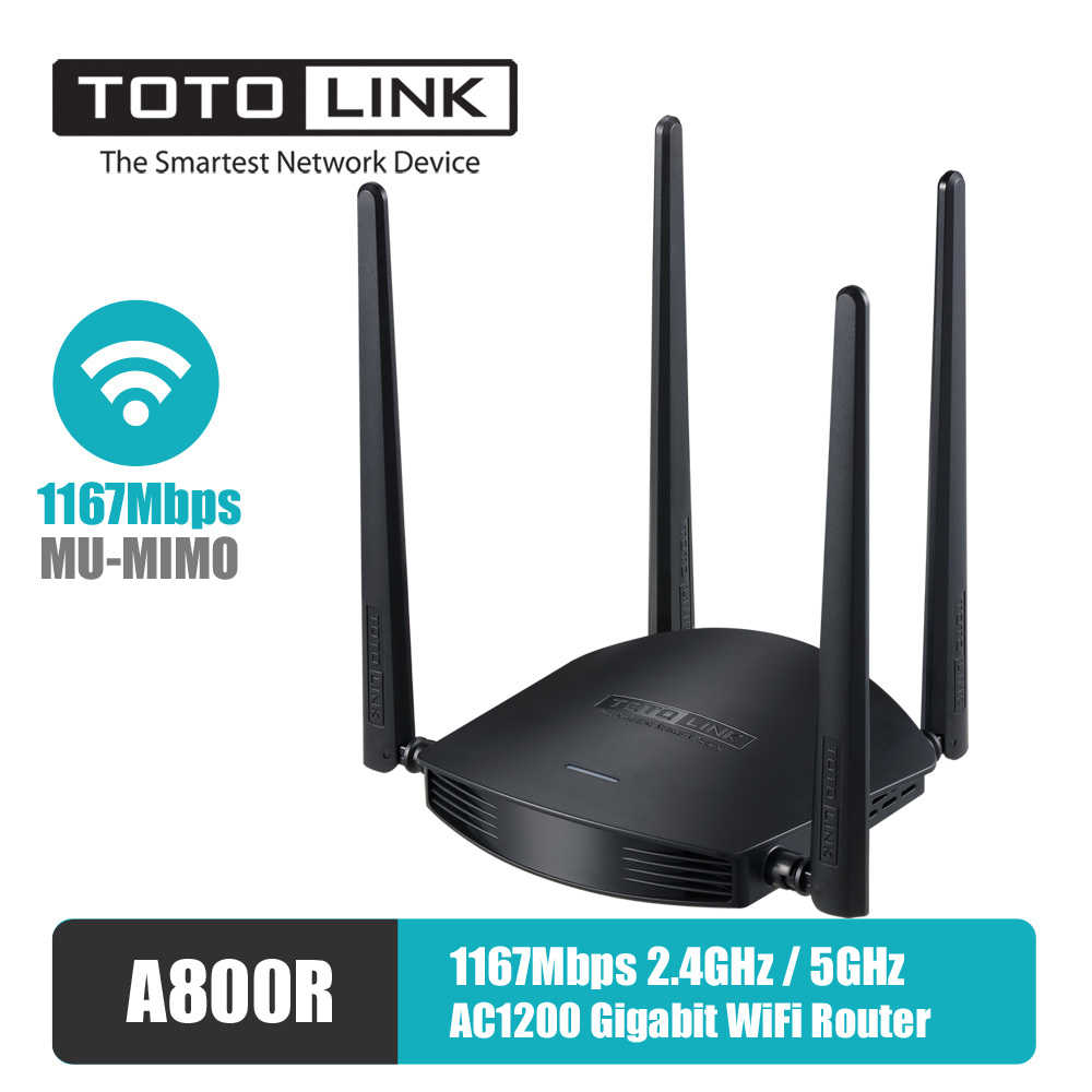 TOTOLINK-A800R-Wireless-Router-5GHz--24-GHz-Wifi-Repeater-1167Mbps-MU-MIMO-4--5-dBi-Fixed-Antennas-1716211