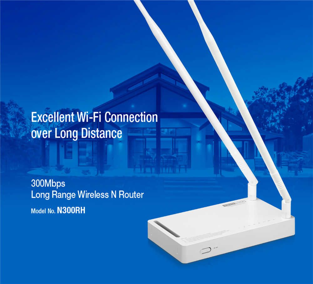 TOTOLINK-N300RH-V4-300Mbps-Long-Range-Wireless-Router-with-2--11dBi-Strong-Signal-Antennas-24GHz-Rep-1716353