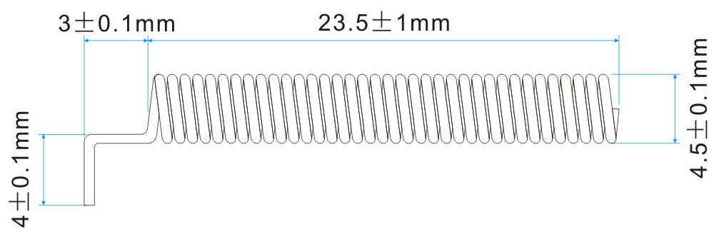 315MHz-SW315-TH23-Copper-Spring-Small-Antenna-For-Wireless-Communication-Module-1434561