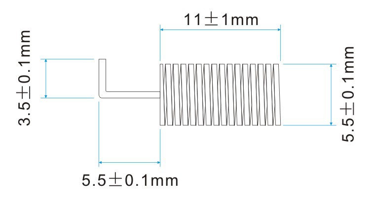 433MHz-SW433-TH10-Copper-Spring-Antenna-For-Wireless-Communication-Module-1434565