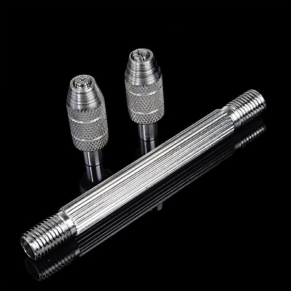 100mm-Stainless-Steel-Clip-on-Hand-Drill--5-Drills-Bit-Tool-962442