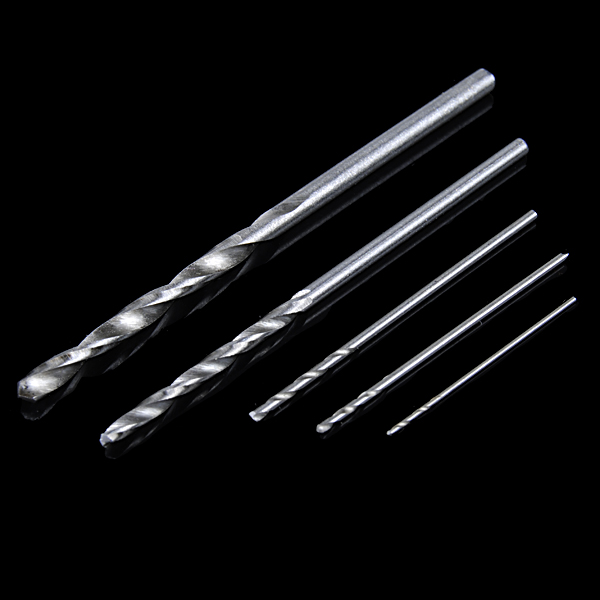 100mm-Stainless-Steel-Clip-on-Hand-Drill--5-Drills-Bit-Tool-962442