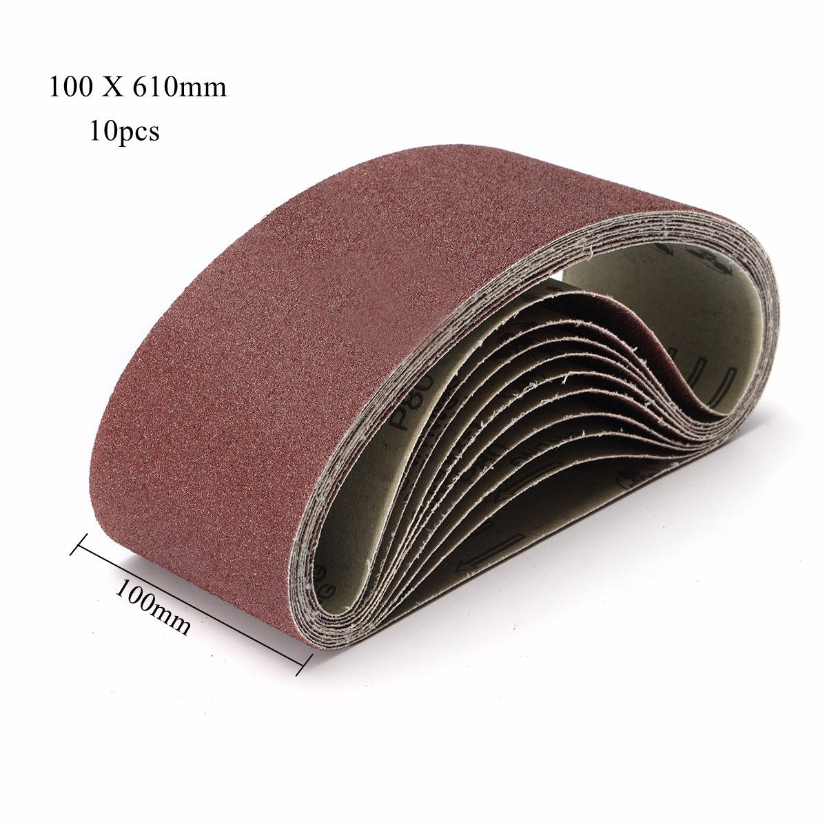 10pcs-100-x-610mm-Sanding-Belts-40-120-Grit-Aluminium-Oxide-for-Sander-1731664