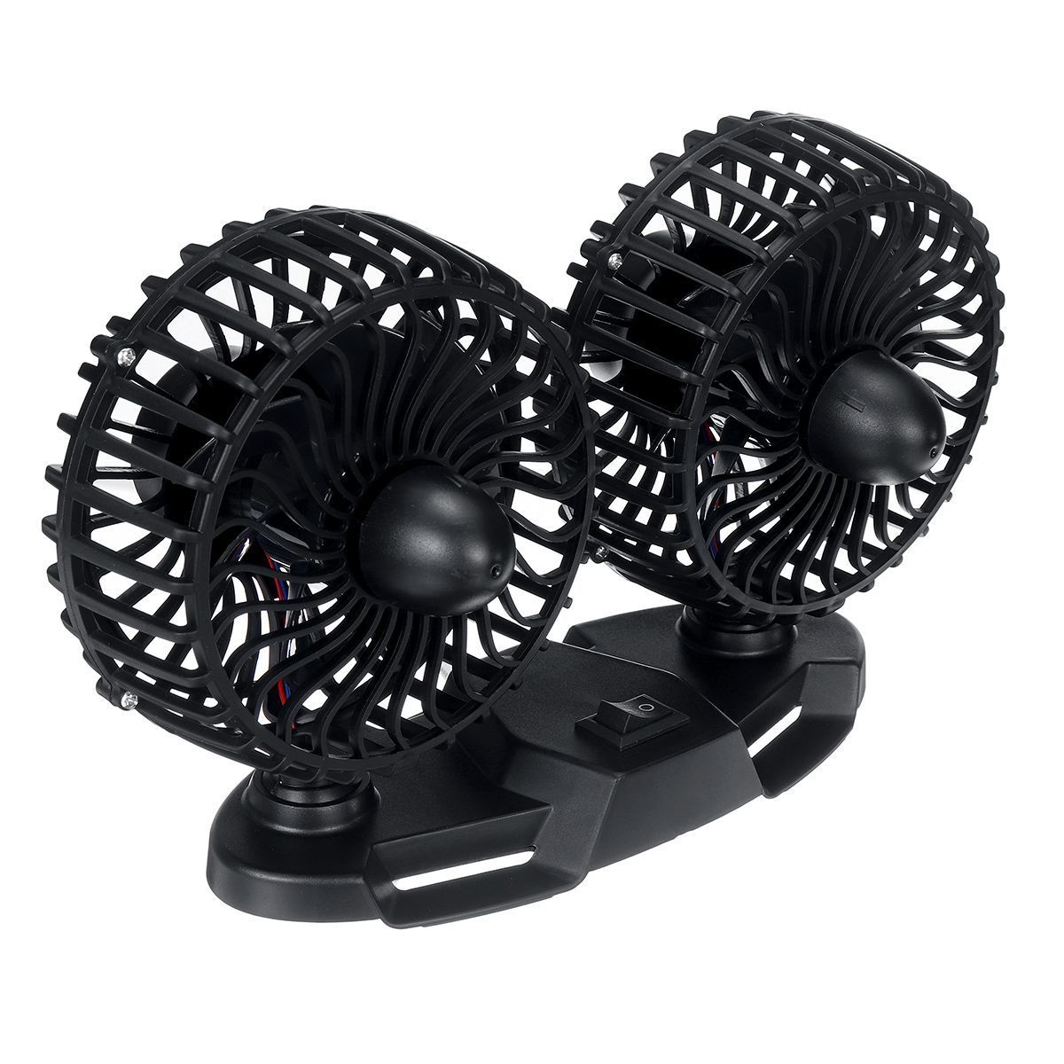 Electric-USB-Car-Fan-Double-headed-Car-Fan-360deg-Rotating-amp-3-Gear--Cooling-Fan-1700618