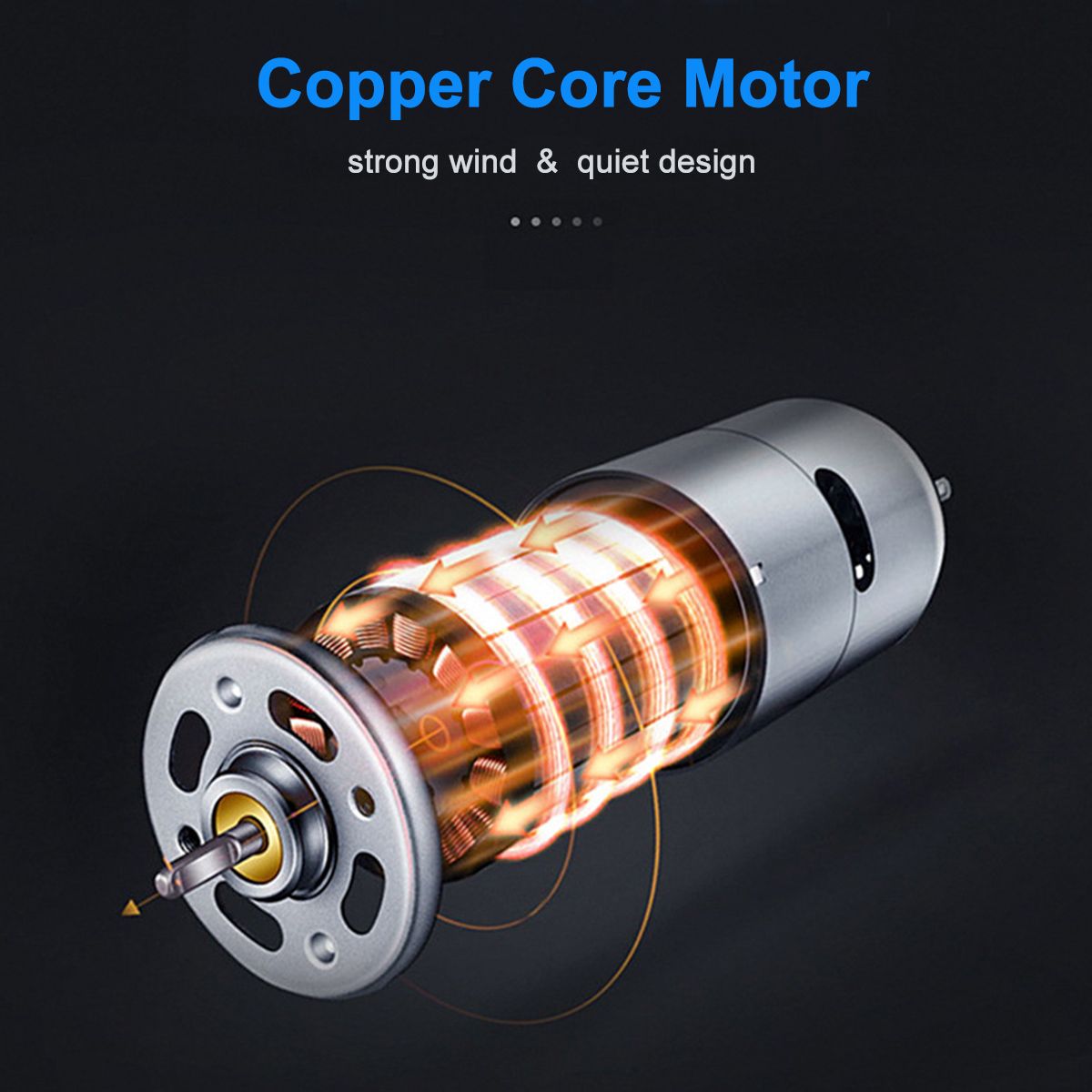Electric-USB-Car-Fan-Double-headed-Car-Fan-360deg-Rotating-amp-3-Gear--Cooling-Fan-1700618