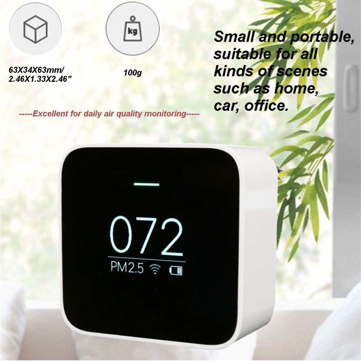 Original-Smart-PM25-Air-Detector-OLED-Screen-WiFi-24GHZ-Quality-Monitor-Detect-1626099