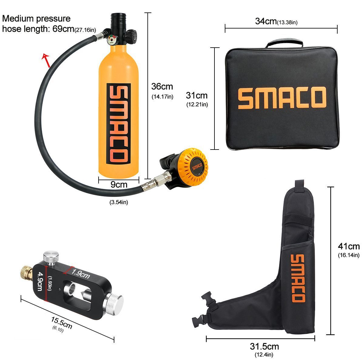 S400-D-Set-1000ML-Oxygen-Cylinder-Diving-Equipment-Set--For-SMACO-1680612