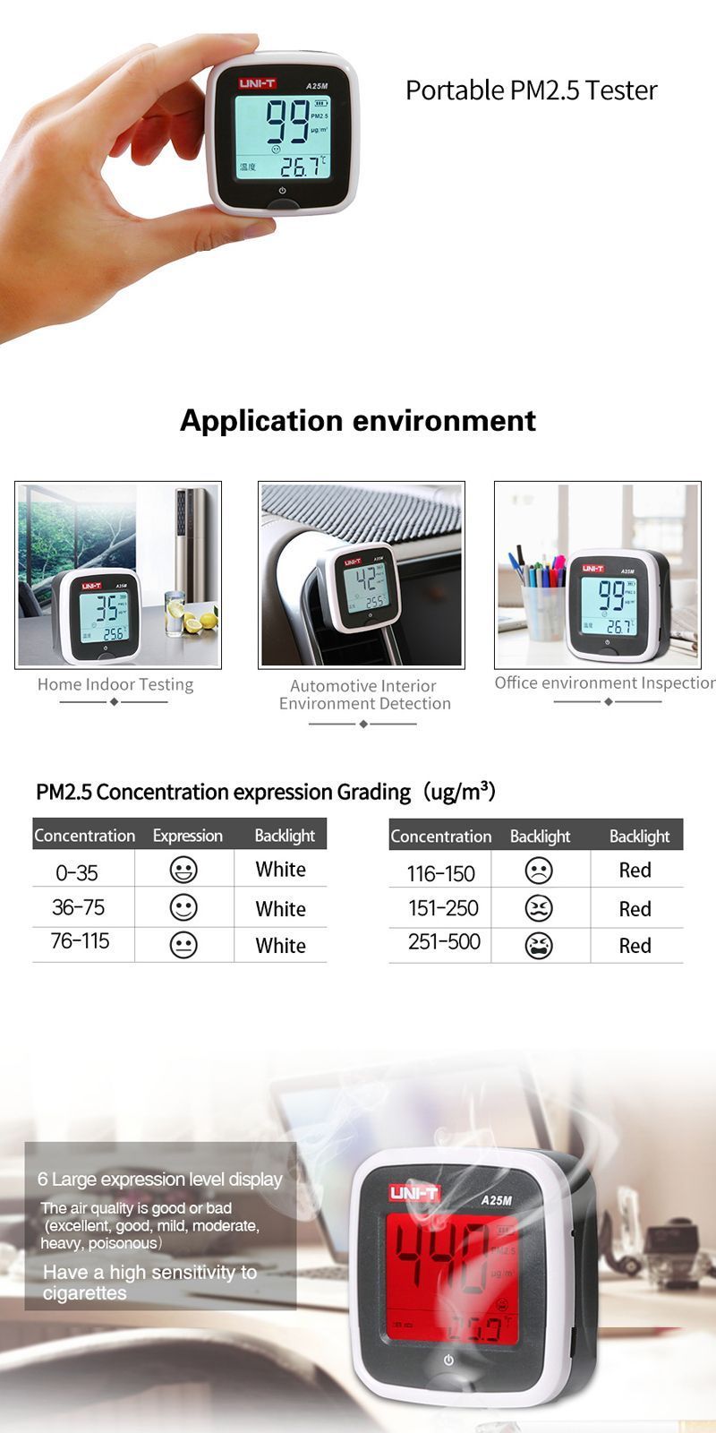 UNI-T-A25M-PM25-Testers-Air-Quality-Tester-0500ugm3-Auto-Range-Overload-Indication-Temperature-Teste-1280416