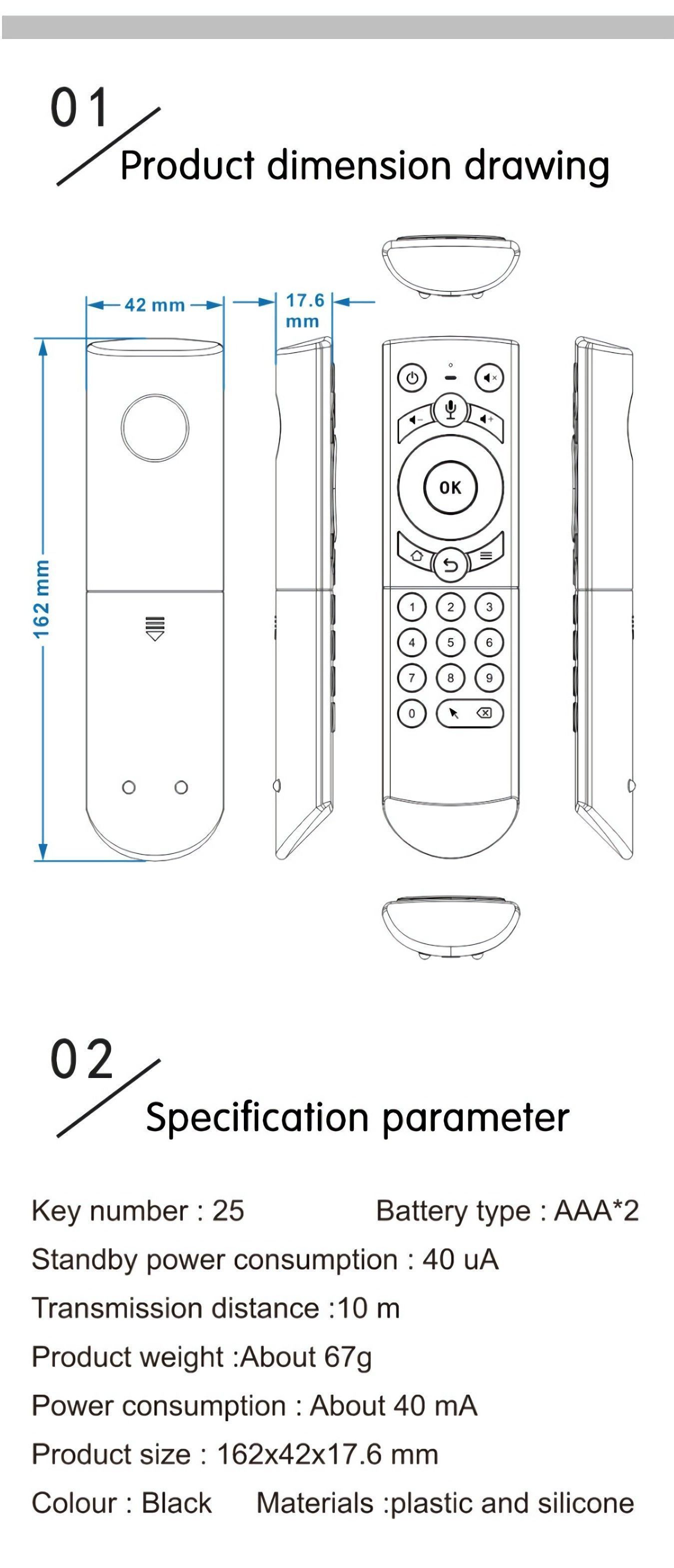 G21-Voice-Remote-Control-Air-Mouse-with-Backlit-Per-Androd-TV-BoxMini-PCTVProjector-1656956