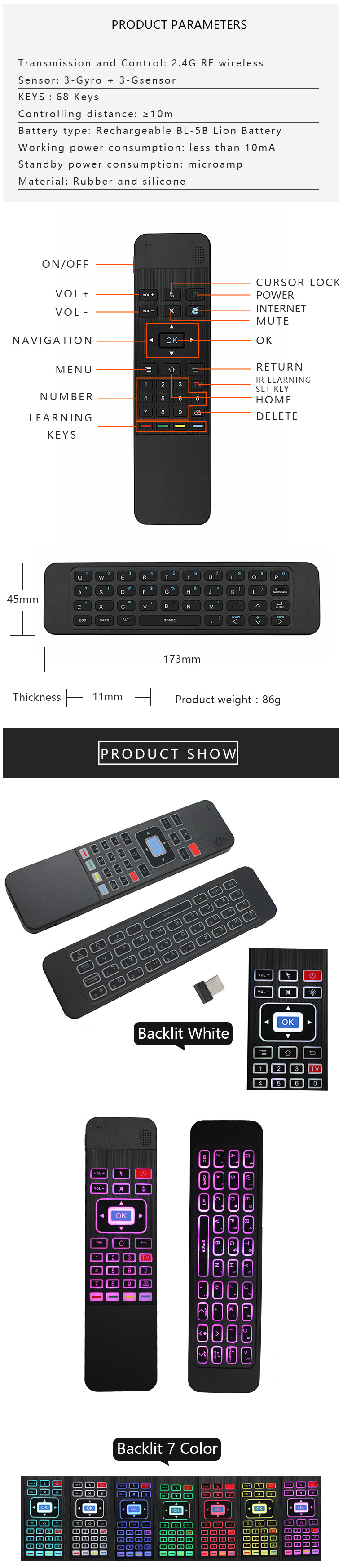 T3C-24GHz-USB-Air-Mouse-6-Axis-Gyroscope-Backlight-68-Keys-IR-Learning-1614124