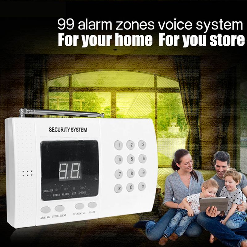 7PCS-433MHz-PSTN-Host--Parts-Wireless-Home-Burglar-Security-Alarm-1524967