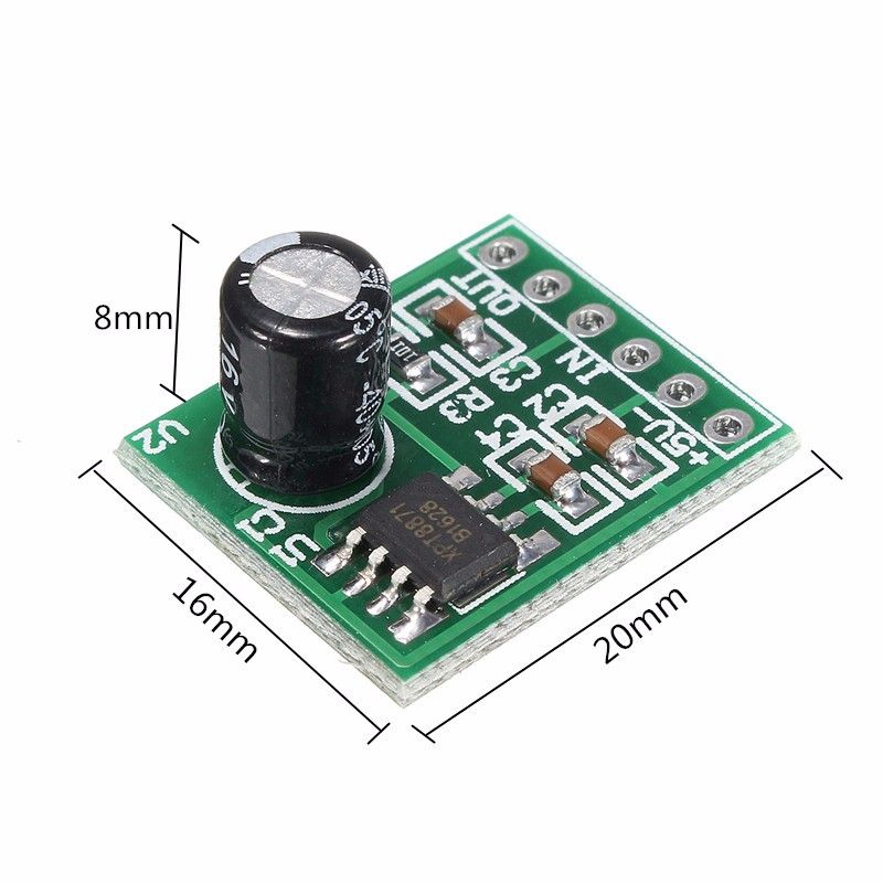 10Pcs-XPT8871-5V-5W-1A-Single-Channel-Mono-Digital-Audio-Amplifier-Receiver-Module-1268826