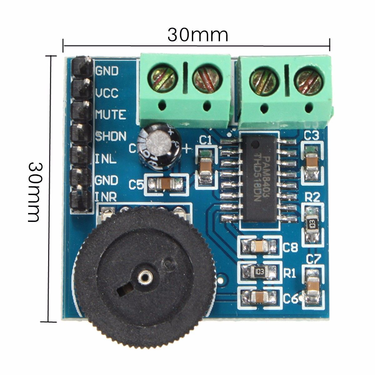 10pcs-5V-PAM8403-3W2-Dual-Channel-Audio-Amplifier-Module-Class-D-Power-Volume-Adjustable-1328606