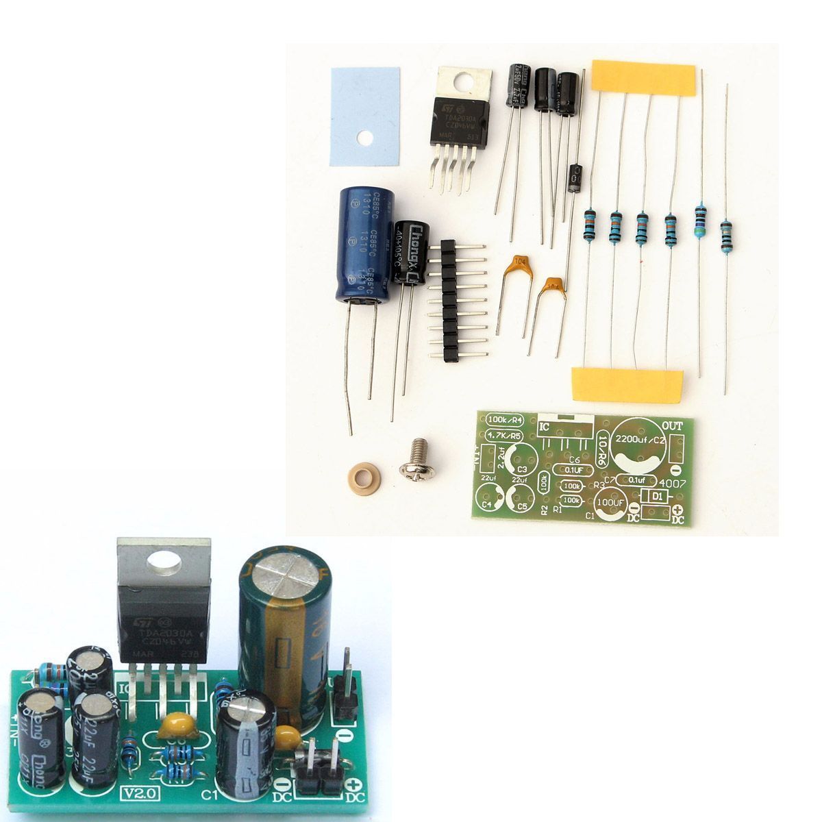 3pcs-DIY-TDA2030A-Audio-Amplifier-Board-Kit-Mono-Power-18W-DC-9V-24V-1355703