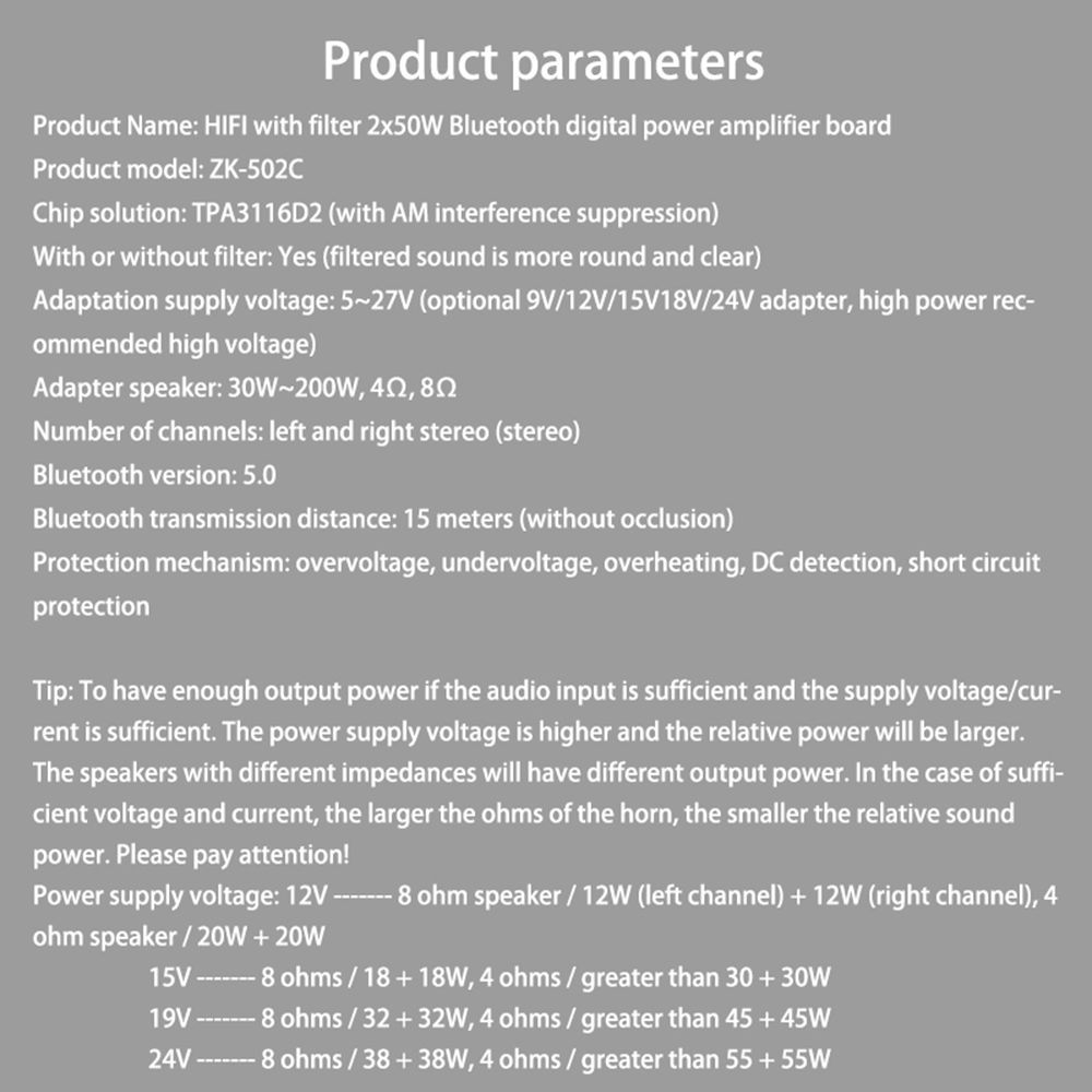 502C-HIFI-2x50W-TPA3116-AUX-bluetooth-50-HIFI-High-Power-Digital-Amplifier-Stereo-Board-AMP-Amplific-1582750