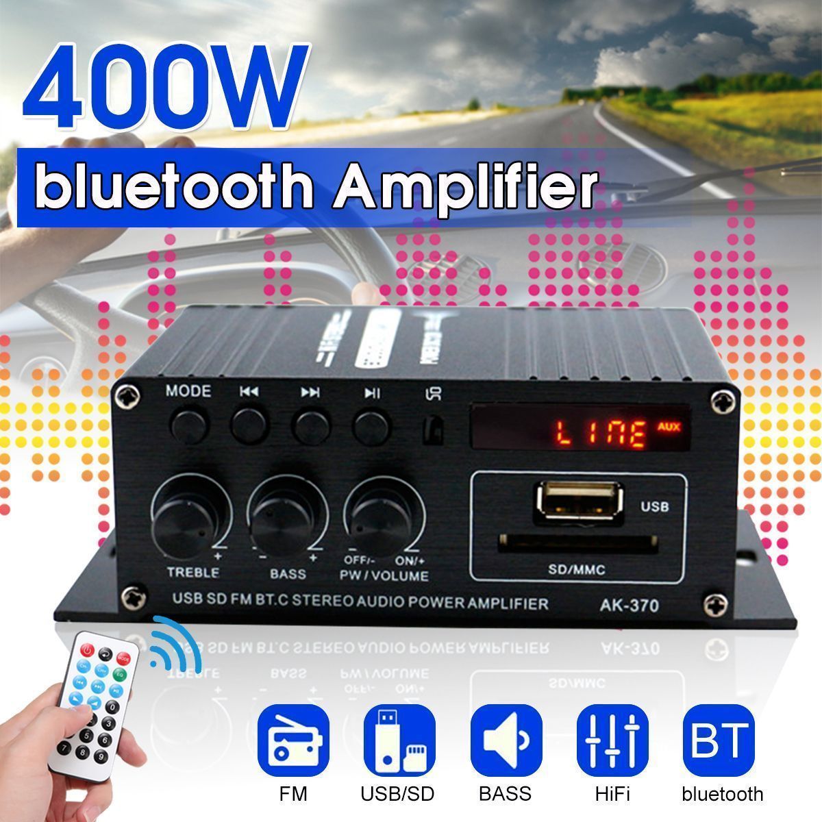 AK370-400W-DC-12V--AC-220V-Remote-Control-bluetooth-HiFi-Home-car-Stereo-Amplifier-Music-Receiver-FM-1578412