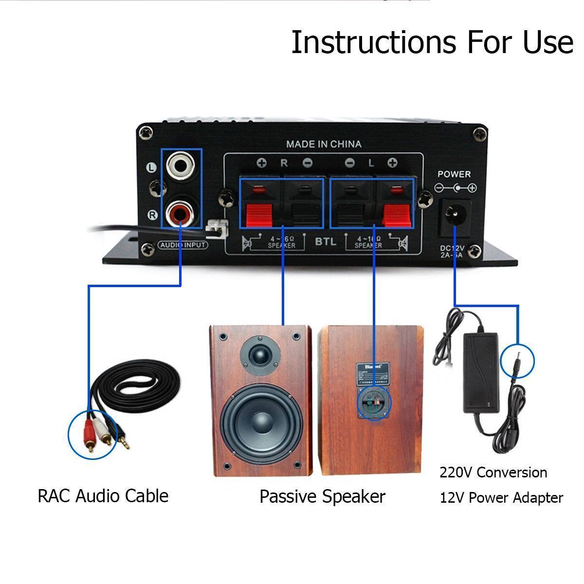 AK370-400W-DC-12V--AC-220V-Remote-Control-bluetooth-HiFi-Home-car-Stereo-Amplifier-Music-Receiver-FM-1578412