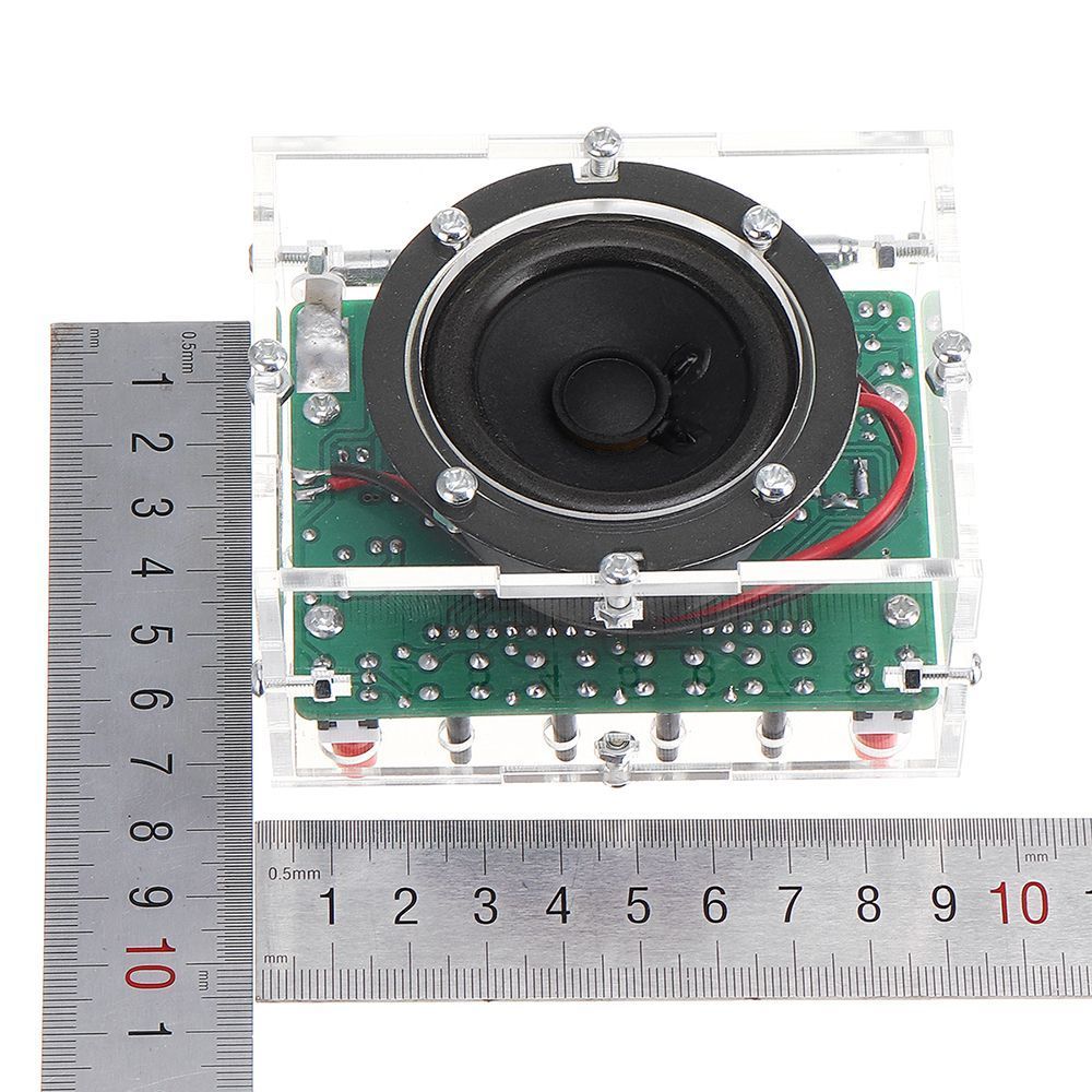 Radio-FM-Digital-Sound-Machine-Level-Indicator-with-Case-87-108MHz-USB-5V-LCD1602-LCD-Screen-51-Sing-1733276