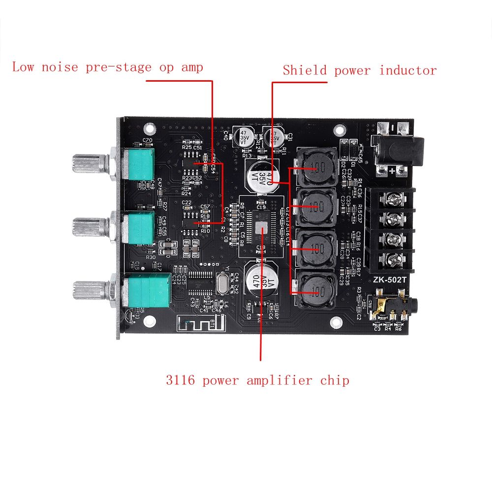 Tone-Version-50W2-bluetooth-50-Audio-Power-Amplifier-Board-Module-High-and-Low-Bass-Adjustment-Subwo-1685905