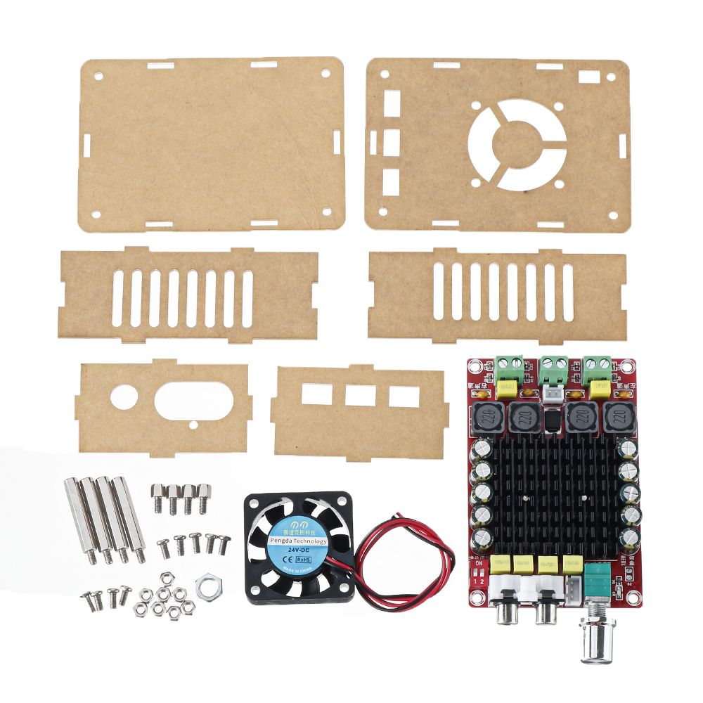 XH-A101-High-Power-Digital-Power-Amplifier-Board-TDA7498-with-Shell-and-Fan-2100W-Power-Supply-DC9-3-1727381