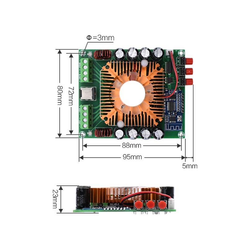 XH-A373-450W-high-power-Car-Power-Amplifier-Board-TDA7850-bluetooth-50-Analog-Circuit-BTL-Power-Ampl-1746196