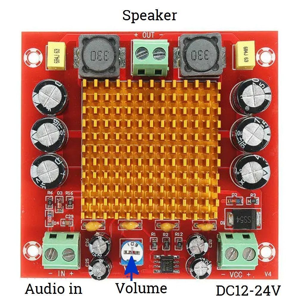 XH-M544-Mono-150W-Digital-Amplifier-12-26V-TPA3116DA-Audio-Amplifier-Board-1702748