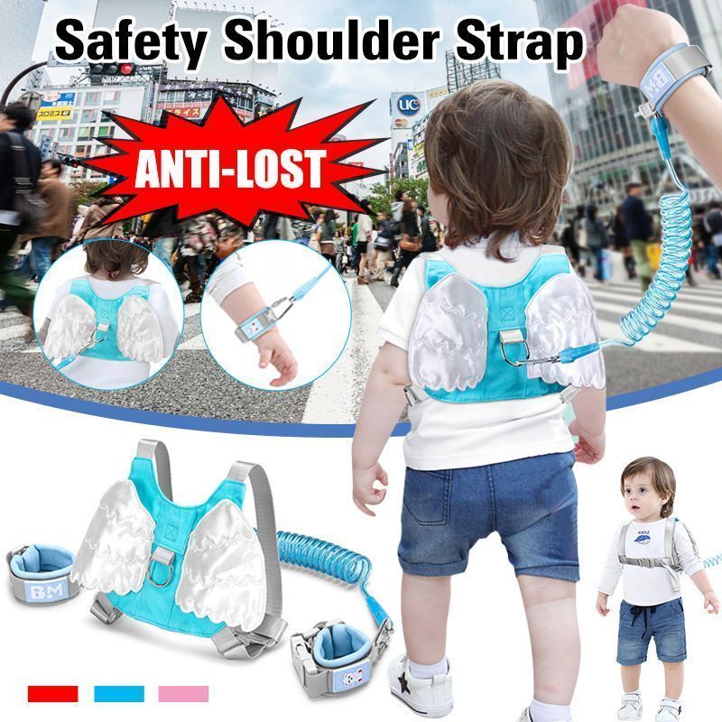 2-in-1-Anti-Lost-Kids-Toddler-Leash--Harness-Toddler-Child-Safety-Security-Harness-Buddy-Mommys-Help-1662933
