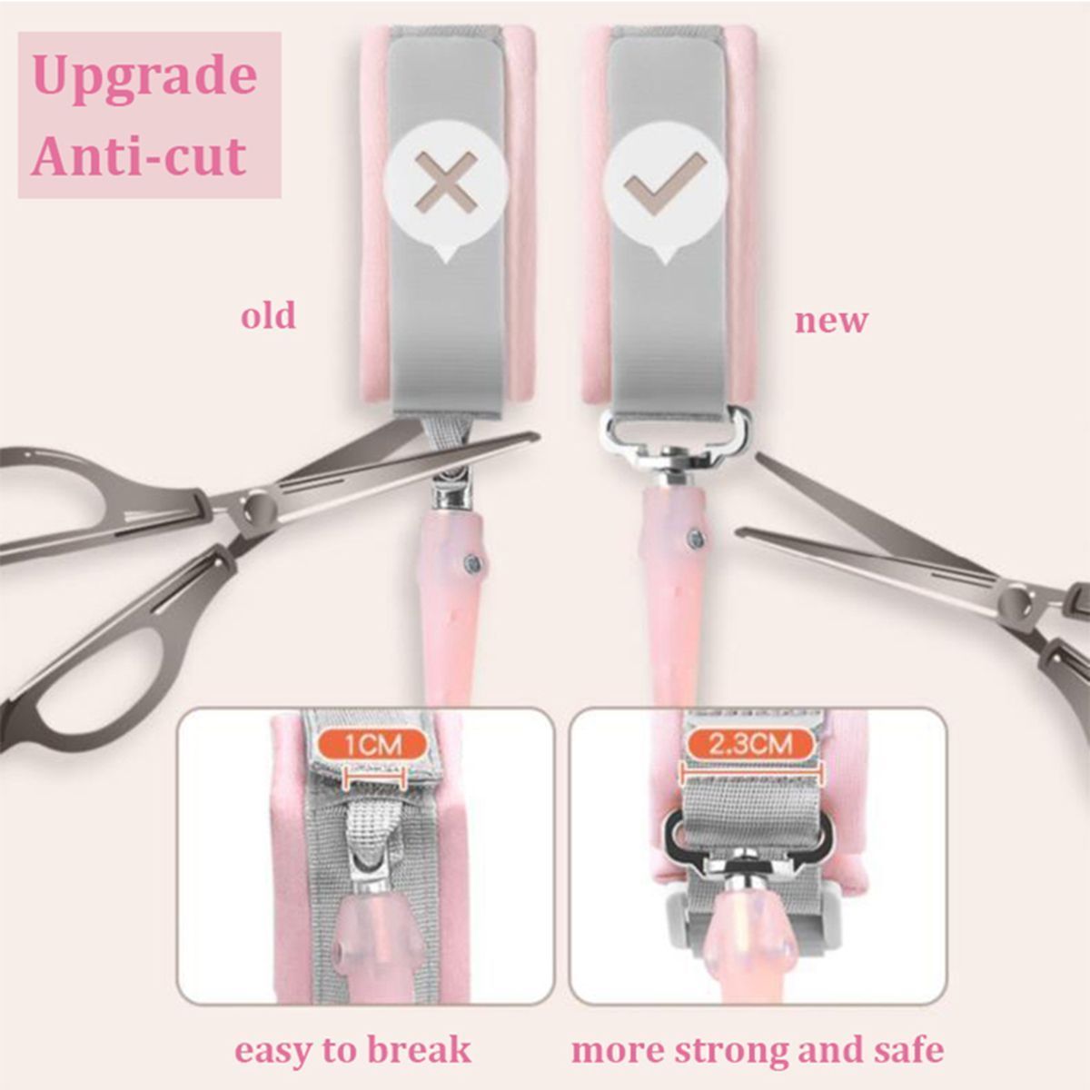 Child-Kid-Induction-lock-Anti-lost-Safety-Leash-Wrist-Link-Harness-Strap-Reins-Traction-Rope-Anti-Lo-1563141