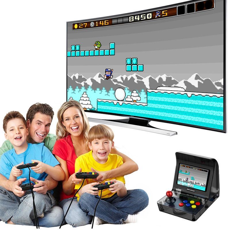 DATA-FROG-43-Inch-Built-in-3000-Games-Retro-Mini-Family-Arcade-Video-Game-Console-with-2-Gamepads-Su-1664024