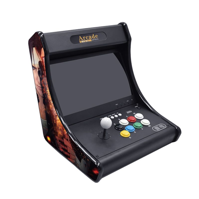 Raspberry-PI-4B-4018-Games-14-inch-IPS-Arcade-Game-Console-8-Button-Design-Support-PS3-Video-Games-T-1743622