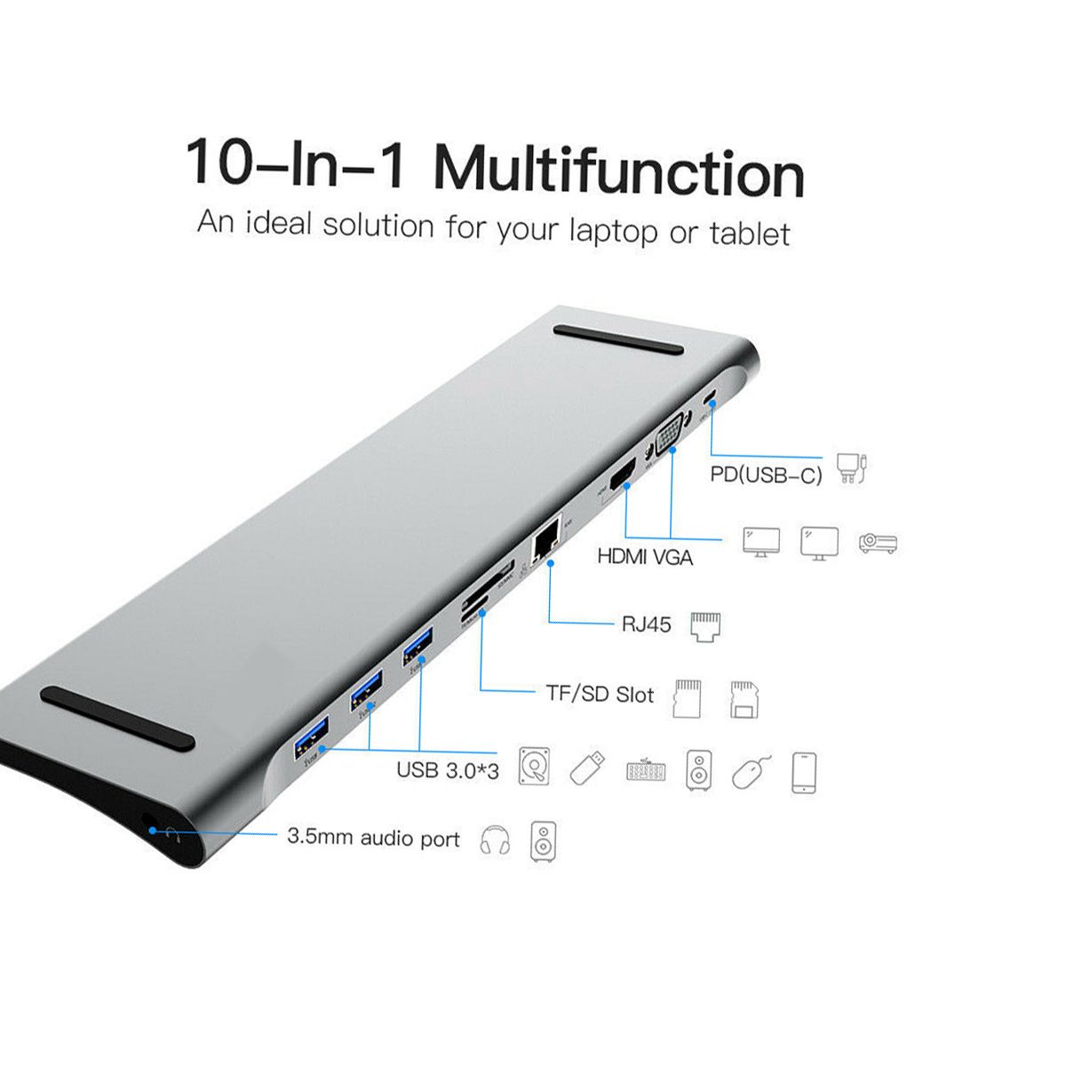 10-in-1-Type-C-Hub-to-RJ45-HDMI-3xUSB-30-Adapter-Dock-HUB-Converters-For-Laptop-Mobile-Phone-1594364