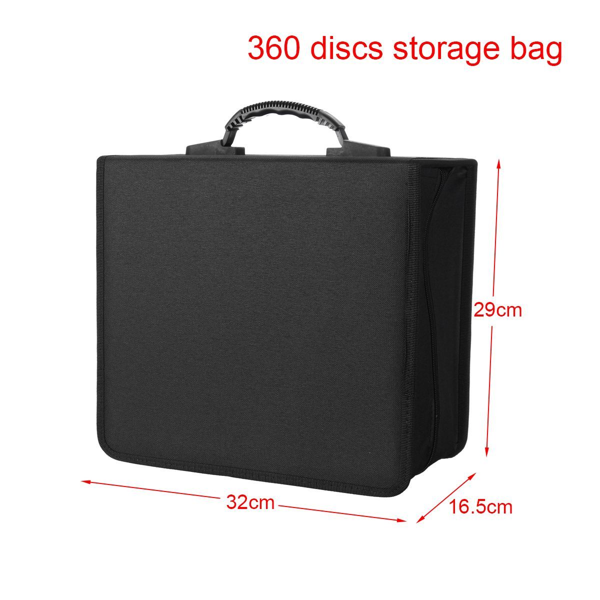 120360-Disc-CD-DVD-Organizer-Holder-Storage-Case-Bag-Album-Media-Video-Oxford-1594359