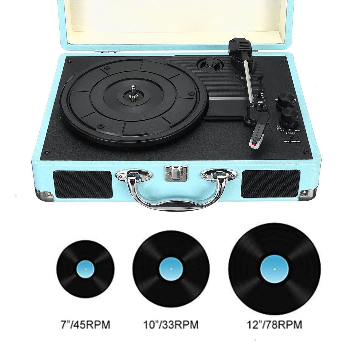 B32603-bluetooth-Wireless-3-Speed-Vinyl-Record-Player-Turntable-Retro-2-Speakers-Case-1451503