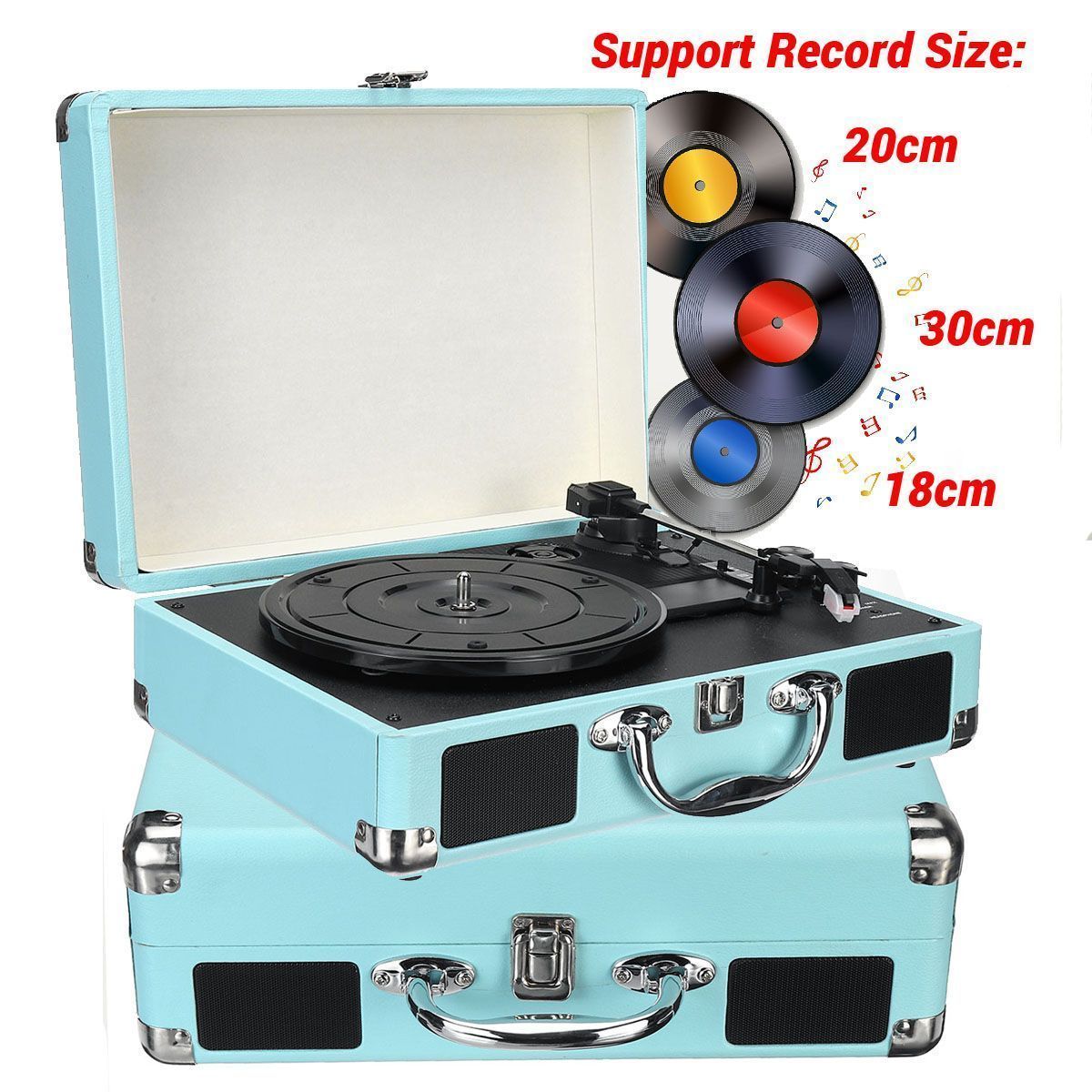 B32603-bluetooth-Wireless-3-Speed-Vinyl-Record-Player-Turntable-Retro-2-Speakers-Case-1451503