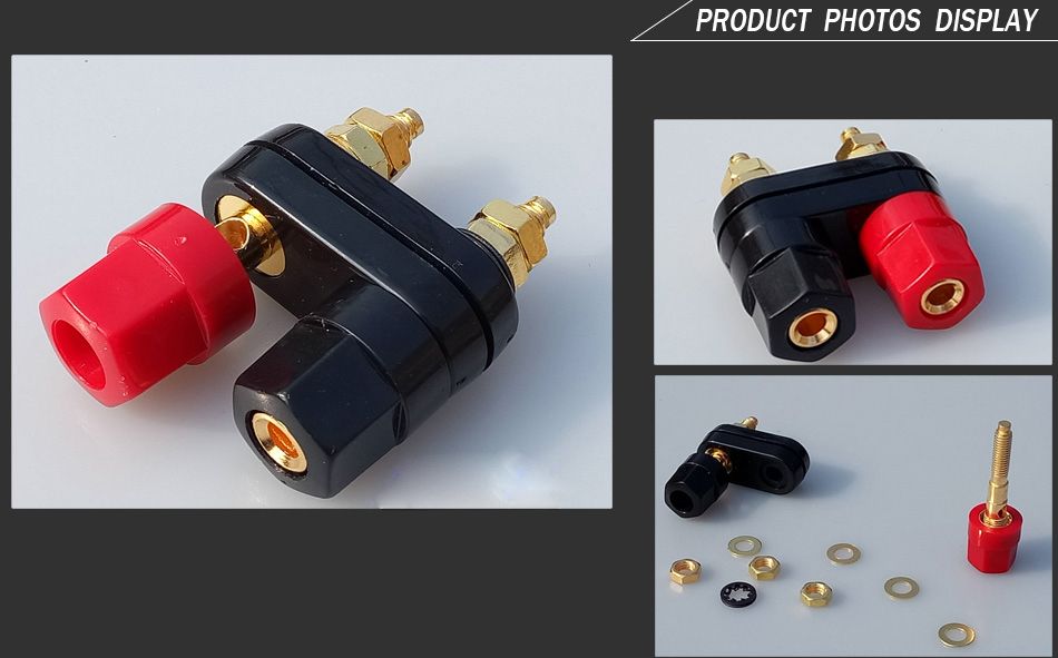 Couple-Terminals-Red-Black-Connector-Amplifier-Binding-Post-Banana-Speaker-Plug-Jack-1156371