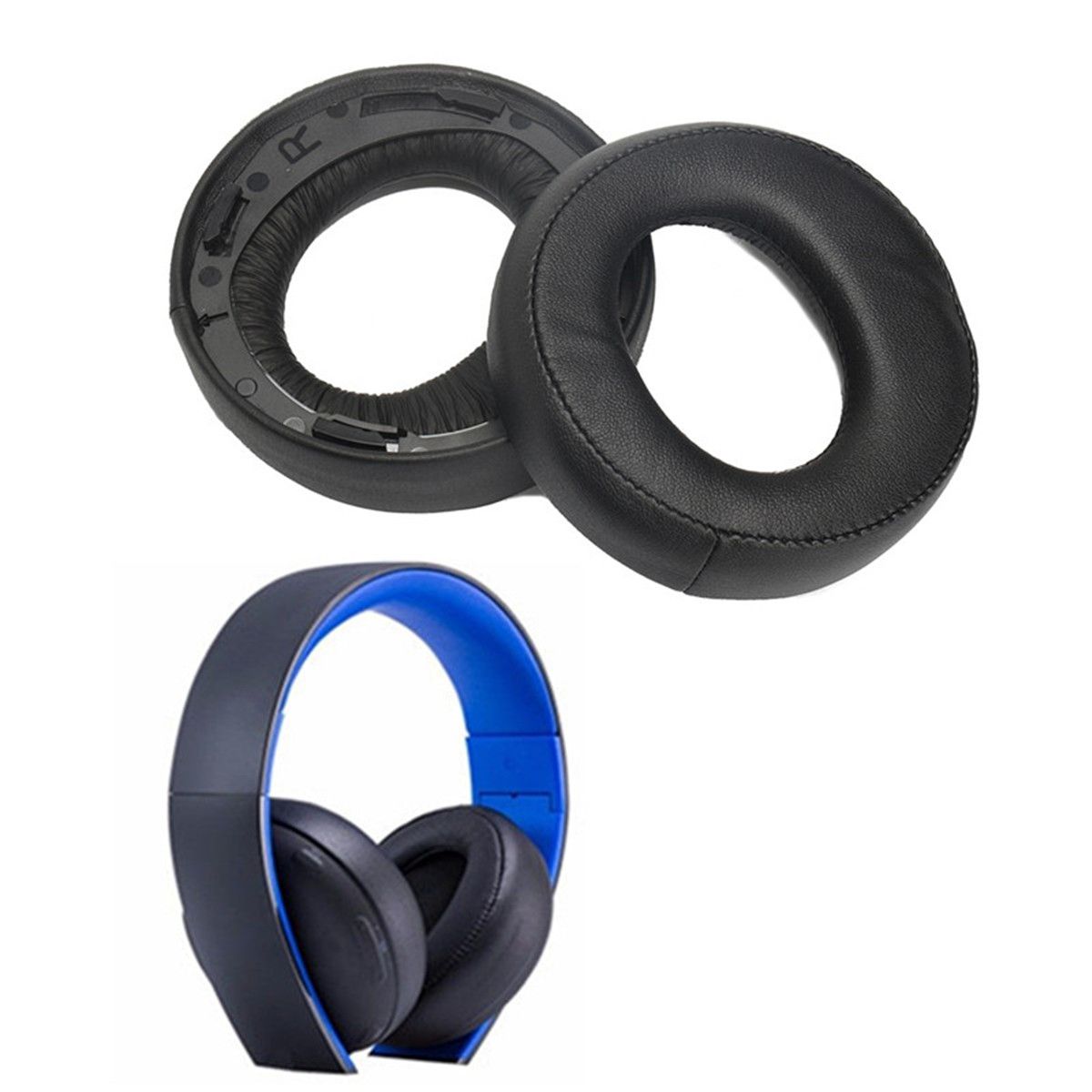 Earpad-Cushion-For-Sony-Blue-for-SONY-Gold-Wireless-Stereo-Headphone-Headset-PS3-PS4-71-L-R-1412687